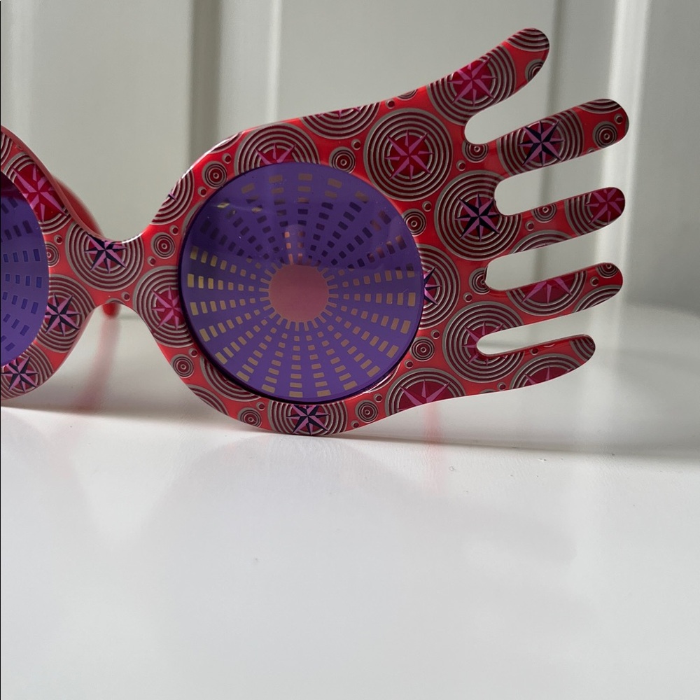 Harry Potter Luna Lovegood Spectra Specs Halloween Costume - Picture 6 of 10